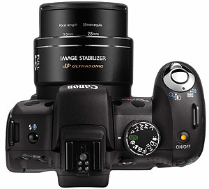 Foto der PowerShot SX1 IS von Canon