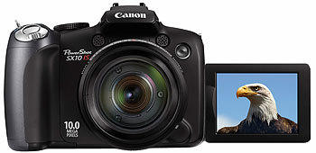 Foto der PowerShot SX10 IS von Canon