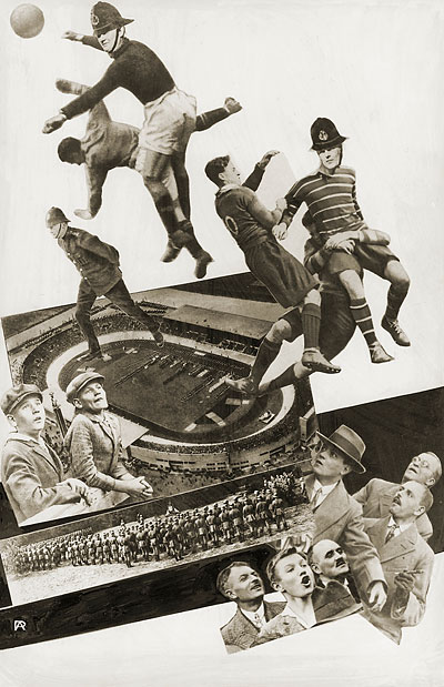 Politisches Fußballspiel, 1930, Foto Alexander Rodtschenko