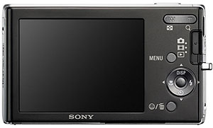 Foto der Rückseite der Cyber-shot DSC-W190 von Sony