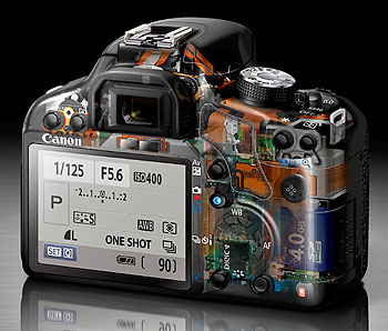Foto der EOS 500D von Canon