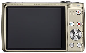 Foto der Rückseite der EX-Z400 von Casio