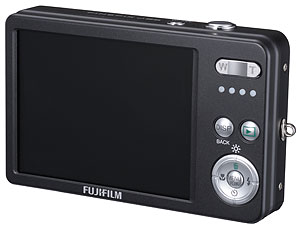 Foto der Rückseite FinePix J25 von Fujifilm