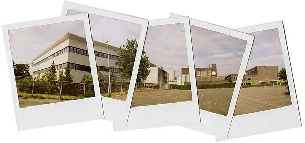 Foto des Polaroid-Werks in Enschede