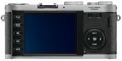 Foto der Rückseite der X1 von Leica