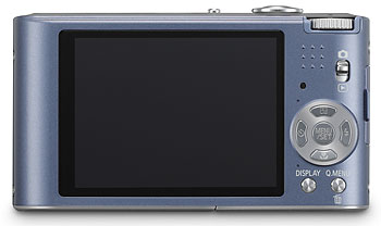 Foto der Rückseite der Lumix DMC-FX60 von Panasonic