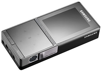 Foto des Mini-Beamers MPB100 von Samsung