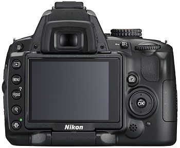 Foto der Rückseite der D5000 von Nikon