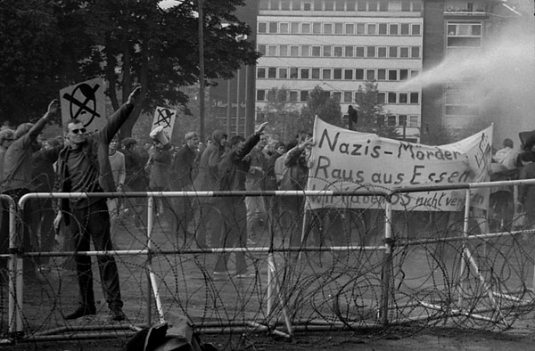 Foto Klaus Rose; Proteste gegen NPD im Revier 1969