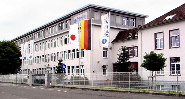 Foto des Firmengebäudes von Schneider-Kreuznach in Bad Kreuznach
