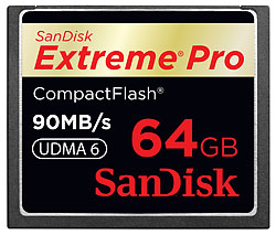 Foto der Extreme Pro mit 64 GB von SanDisk