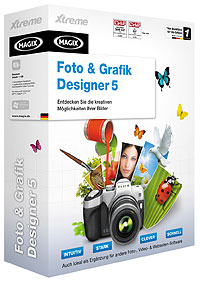 Packungsfoto Xtreme Foto & Grafik Designer v5 von MAGIX