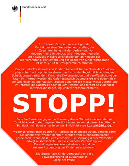 Grafik Stopp-Seite Bundesfamilienministerium