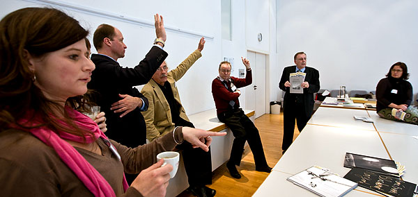 Foto der Jurysitzung für den Fotobuchpreis 2010