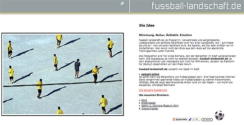 Screenshot fussball-landschaft.de