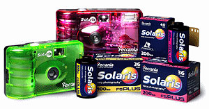 Foto einiger Ferrania-Produkte