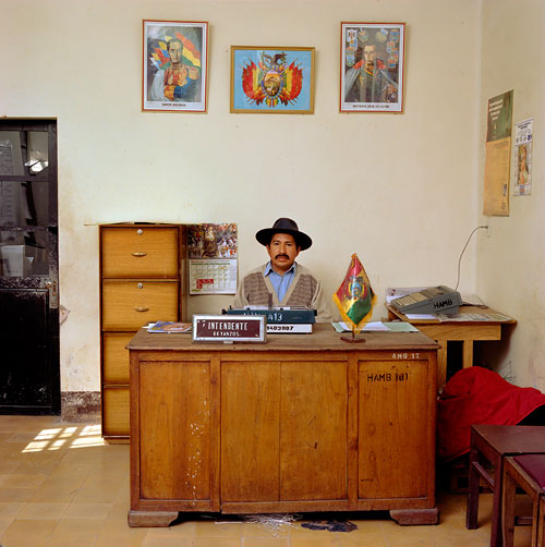 Foto Jan Banning: Büro in Bolivien