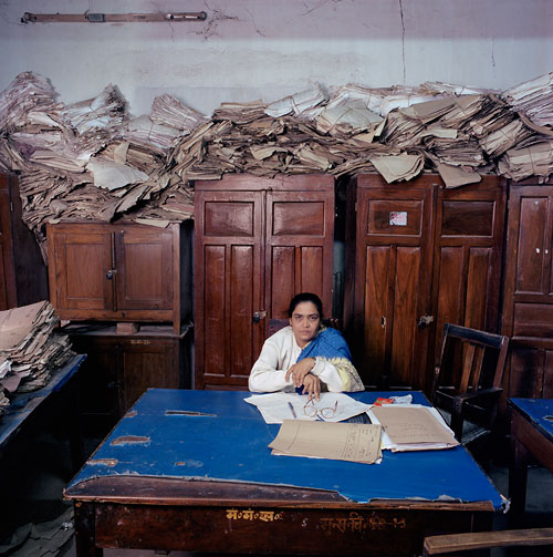 Foto Jan Banning: Büro in Indien