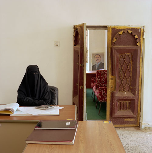 Foto Jan Banning: Büro im Yemen
