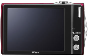 Foto der Rückseite der Coolpix S4000 von Nikon