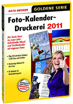 Packshot von Foto-Kalender-Druckerei 2011 von Data Becker