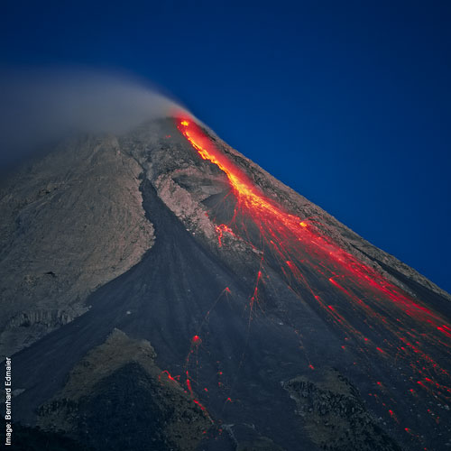 Foto Bernhard Edmaier: Vulkan Merapi, Java, Indonesien