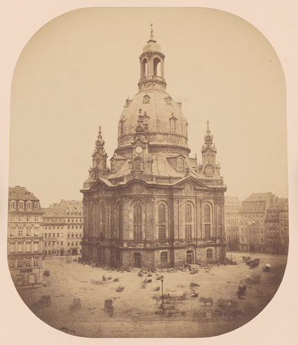 Foto: August Oppenheim, Frauenkirche, Dresden 1854