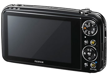 Foto der Rückseite der FinePix REAL 3D W3 von Fujifilm