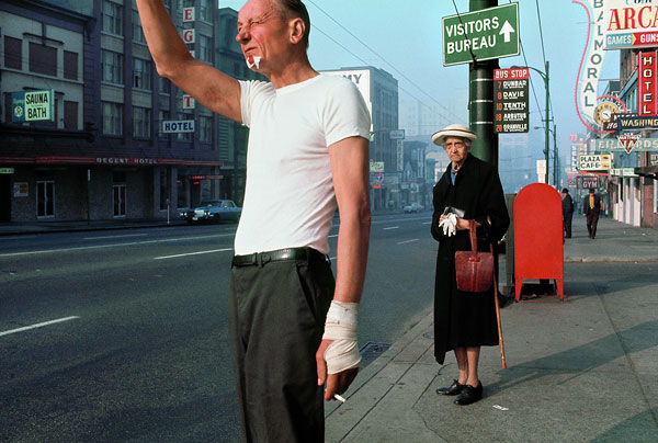 Foto Fred Herzog: Man with Bandage, 1968