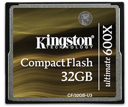 Foto der CompactFlash Ultimate 32 GB von Kingston