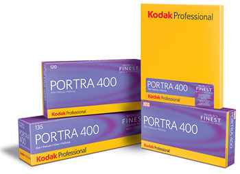 Packungsfotos Professional Portra 400 von Kodak