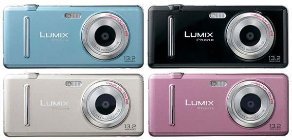 Foto von der Kameraseite vom Lumix phone von Panasonic