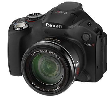 Foto der PowerShot SX30 IS von Canon