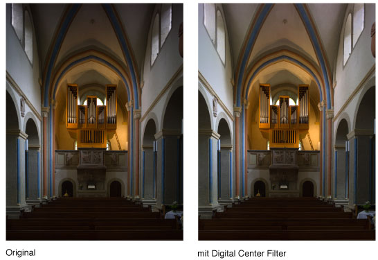 Beispielfoto Digital Center Filter