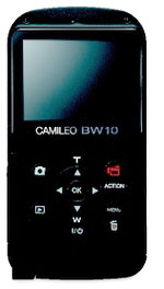 Foto der Rückseite der Camileo BW10 von Toshiba
