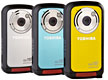 Foto der Farbvarianten der Camileo BW10 von Toshiba