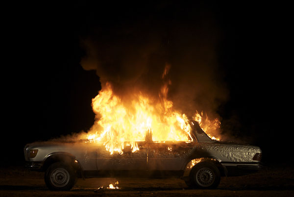 Foto Superflex, Burning Car, 2008