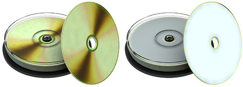 Foto CD-R True Gold und bedruckbare CD-R True Gold Inkjet