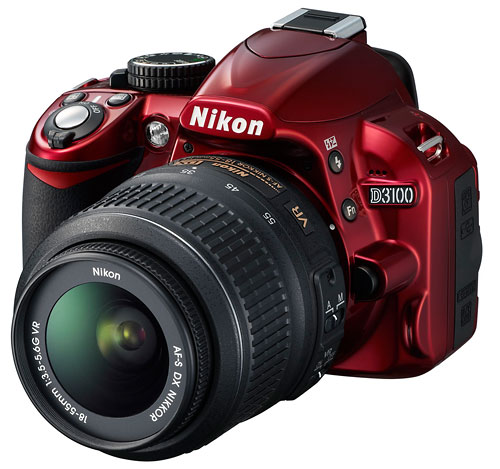 Foto der Nikon D3100 Rot