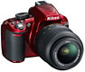 Foto der Nikon D3100 Rot