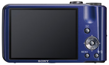 Foto der Rückseite der Cyber-shot DSC-H70 von Sony