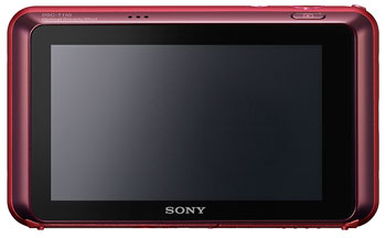 Foto der Rückseite der Cyber-shot DSC-T110 von Sony