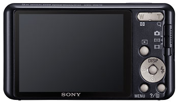 Foto der Rückseite der Cyber-shot DSC-W570 von Sony