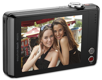 Foto der Rückseite der EasyShare M5370 Touch von Kodak