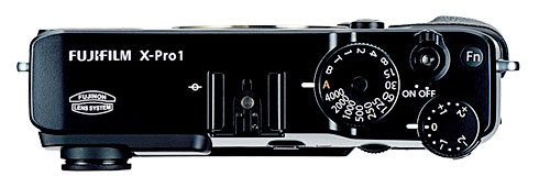 Foto der Oberseite der X-Pro1 von Fujifilm