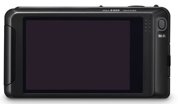 Foto der Rückseite der Lumix FX90 von Panasonic