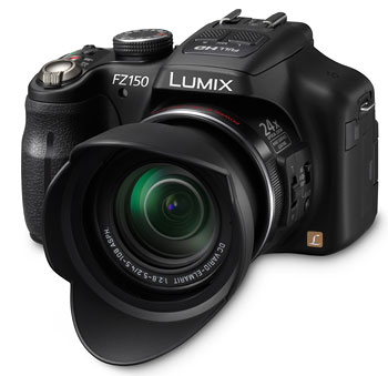 Foto der Lumix FZ150 von Panasonic