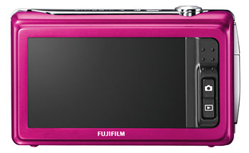 Foto der Rückseite der FinePix Z90 von Fujifilm