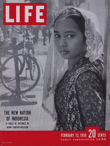 „The New Nation of Indonesia“, Titelseite LIFE Magazin, 1950