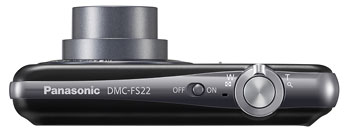 Foto der Oberseite der Lumix DMC-FS22 von Panasonic